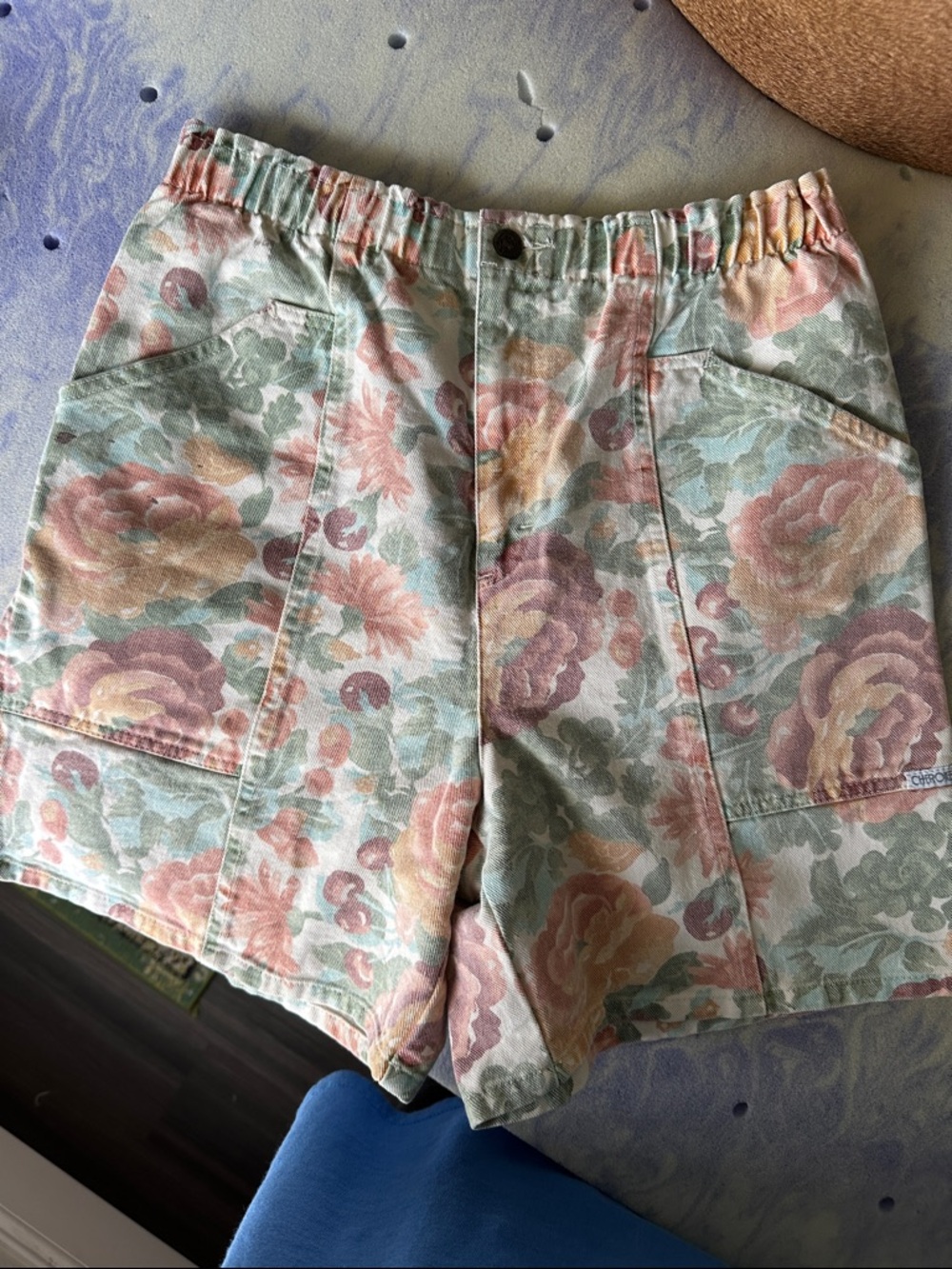 Vintage Cherokee Floral High-Waist Women’s Shorts